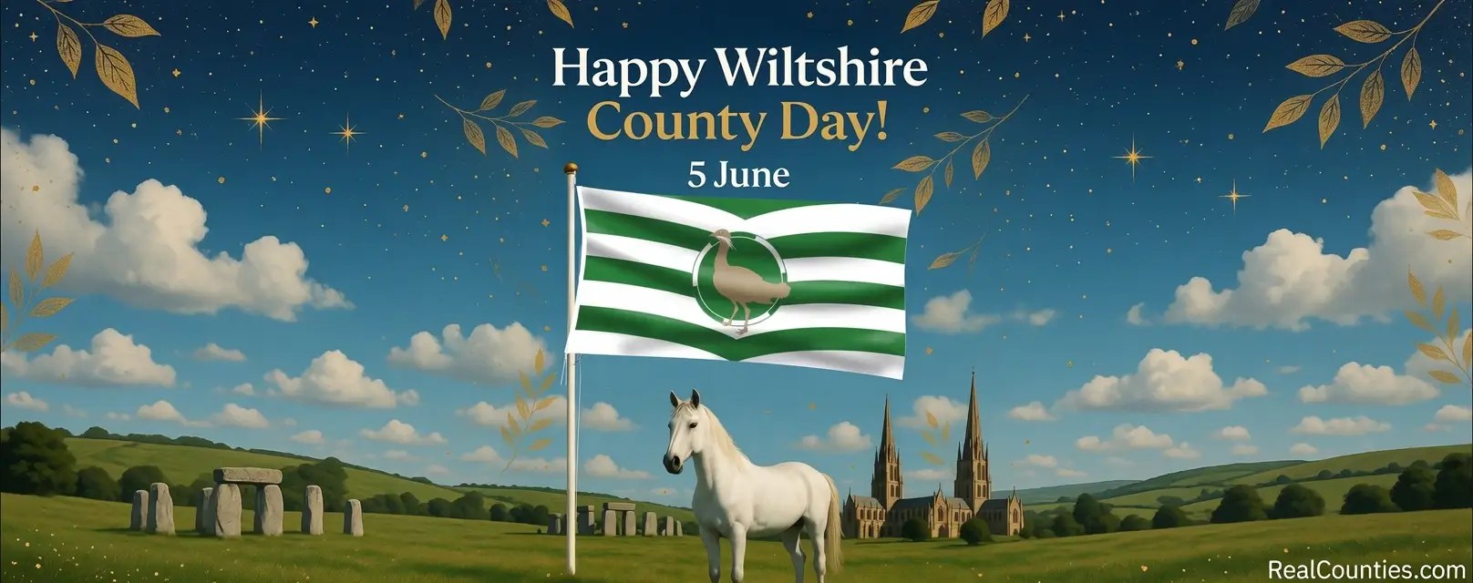 graphic celebrating Wiltshire's County Day.