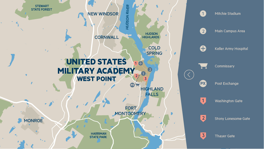 US Military Academy West Point Real Estate USMA CoreMap 01 Copy 