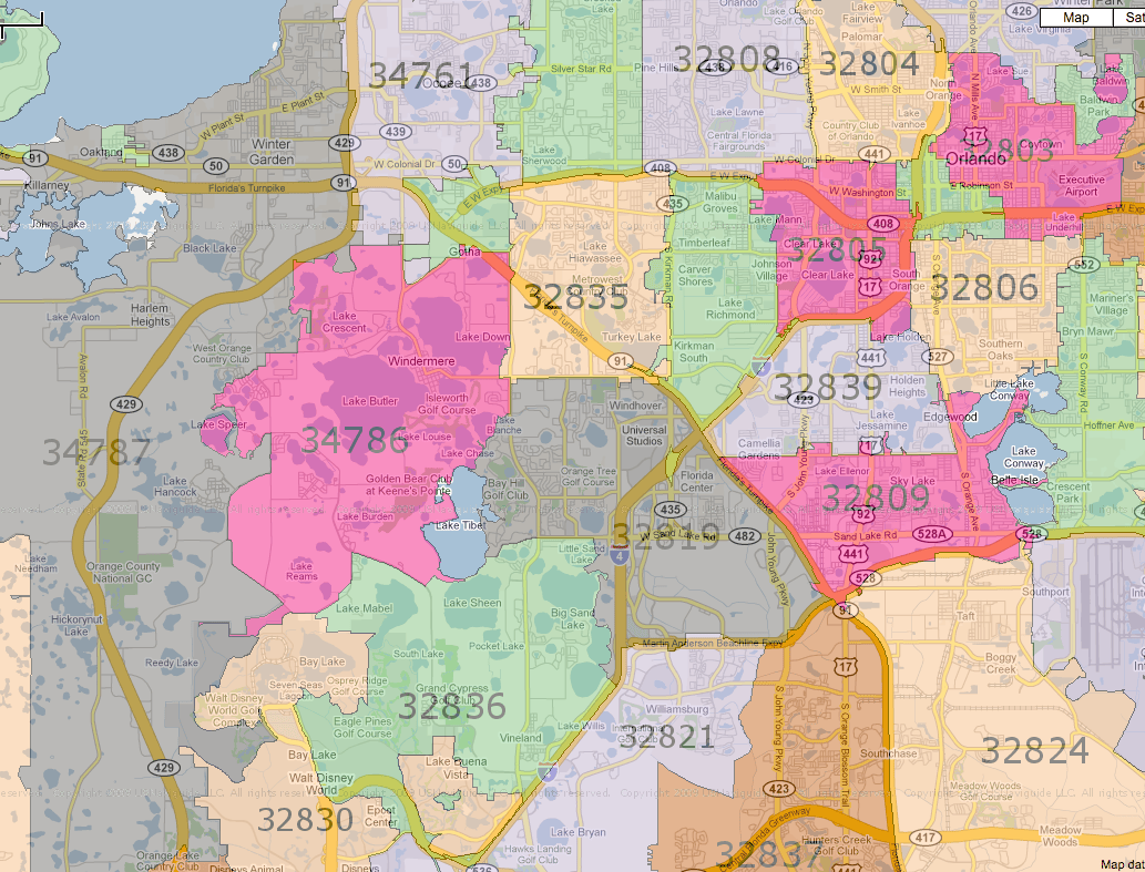 Florida Zip Code Map Your Ultimate Guide SW.