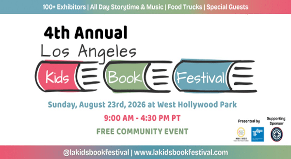 LA Kids Book Festival – Los Angeles – August 23