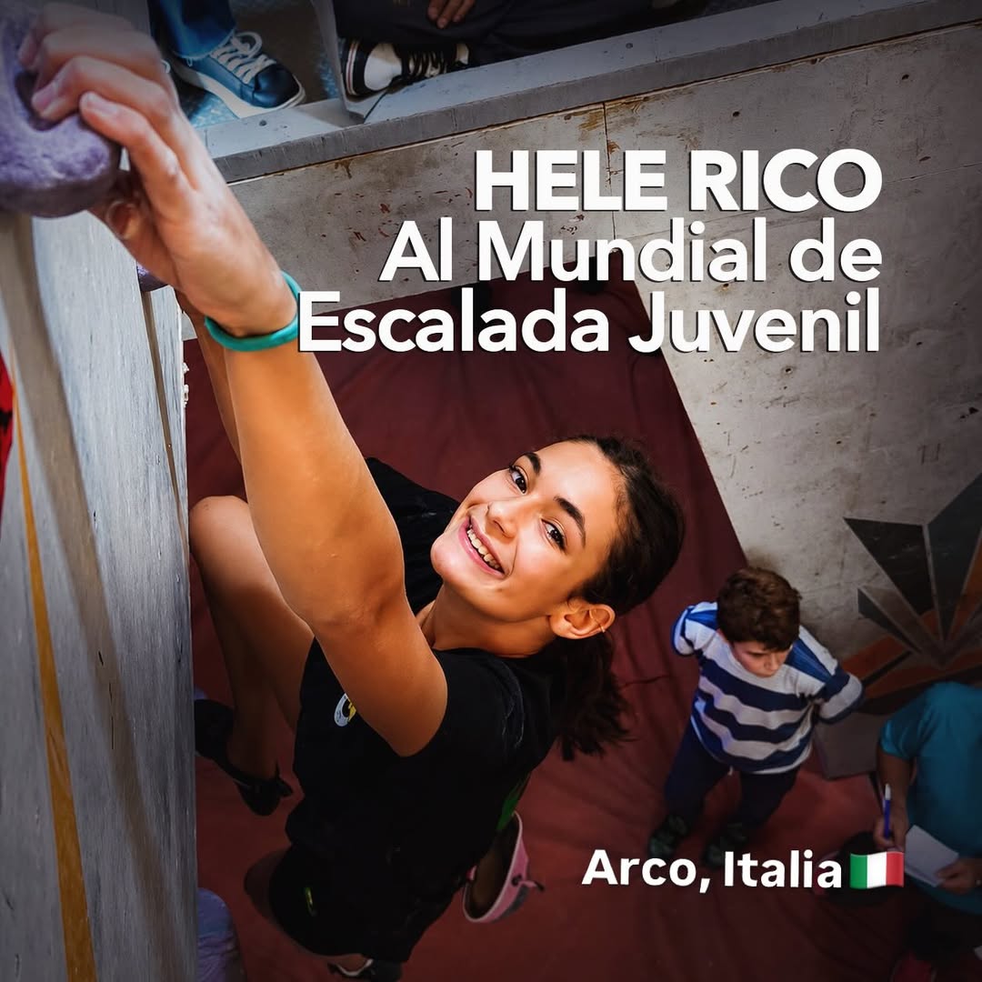Hele Rico se clasifica al Mundial Juvenil de Escalada 2026