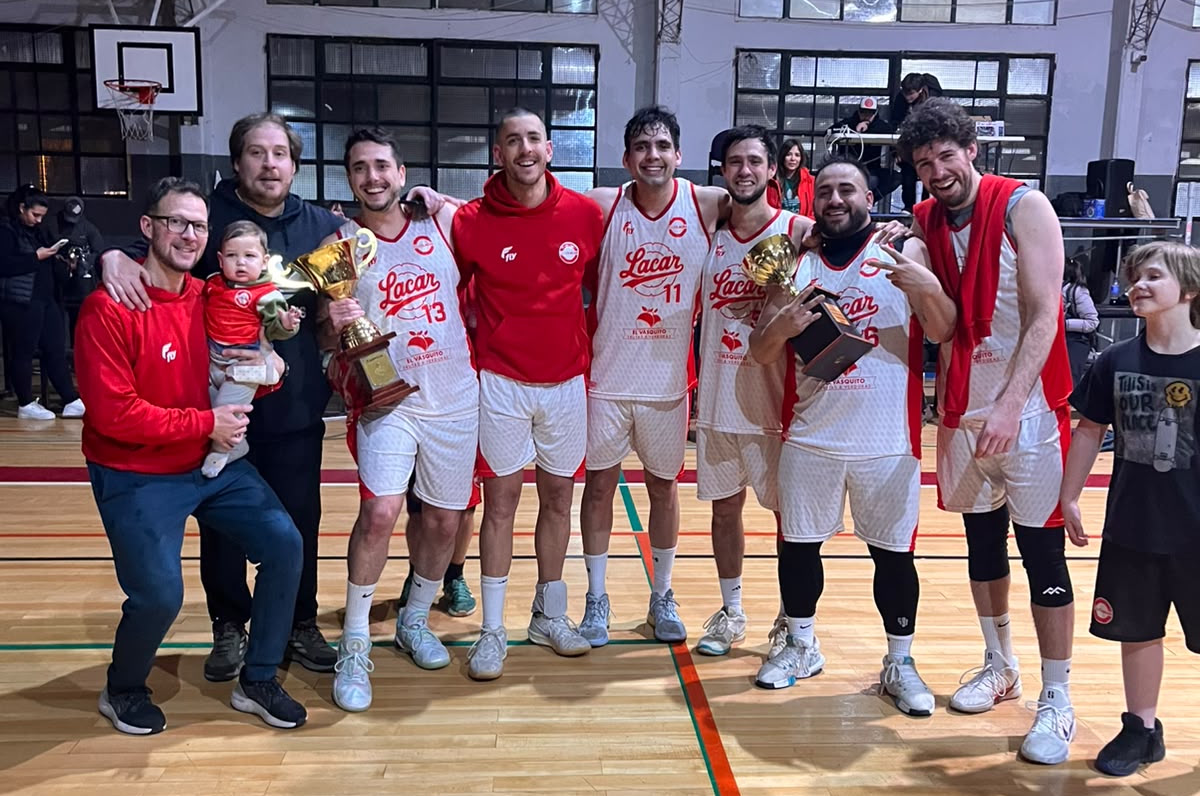 Imagen de la noticia "Lácar se consagró campeón del Torneo Preparación 2026 de básquet tras vencer a New Lawn en la final" publicada por realidadsm.com