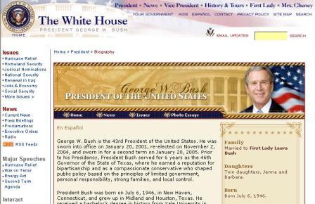 Google Calls President Bush Failure
