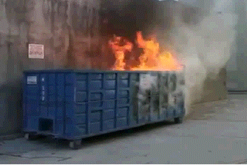 Jorge Riley is a Dumpster Fire