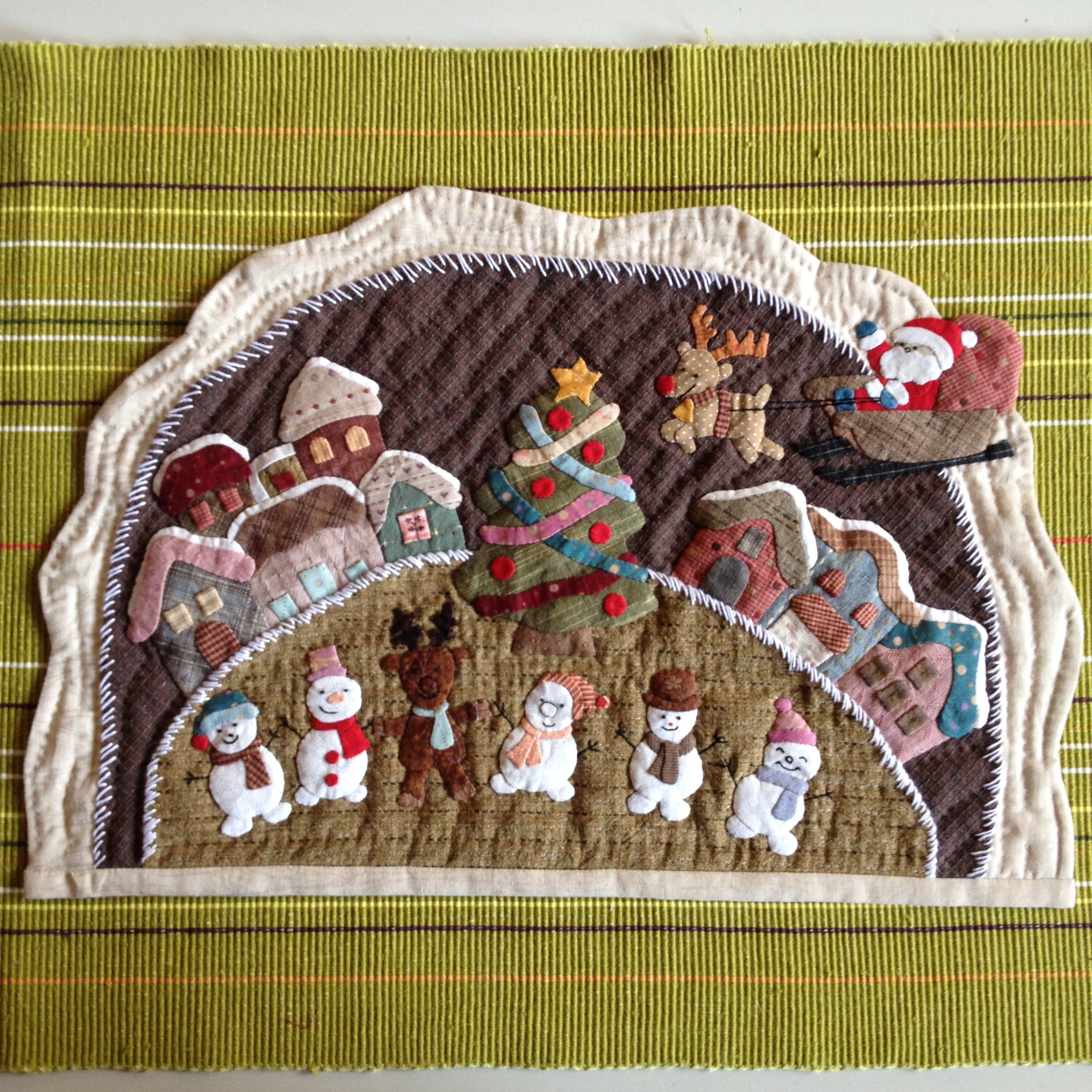 Kerstquiltje Reiko Kato