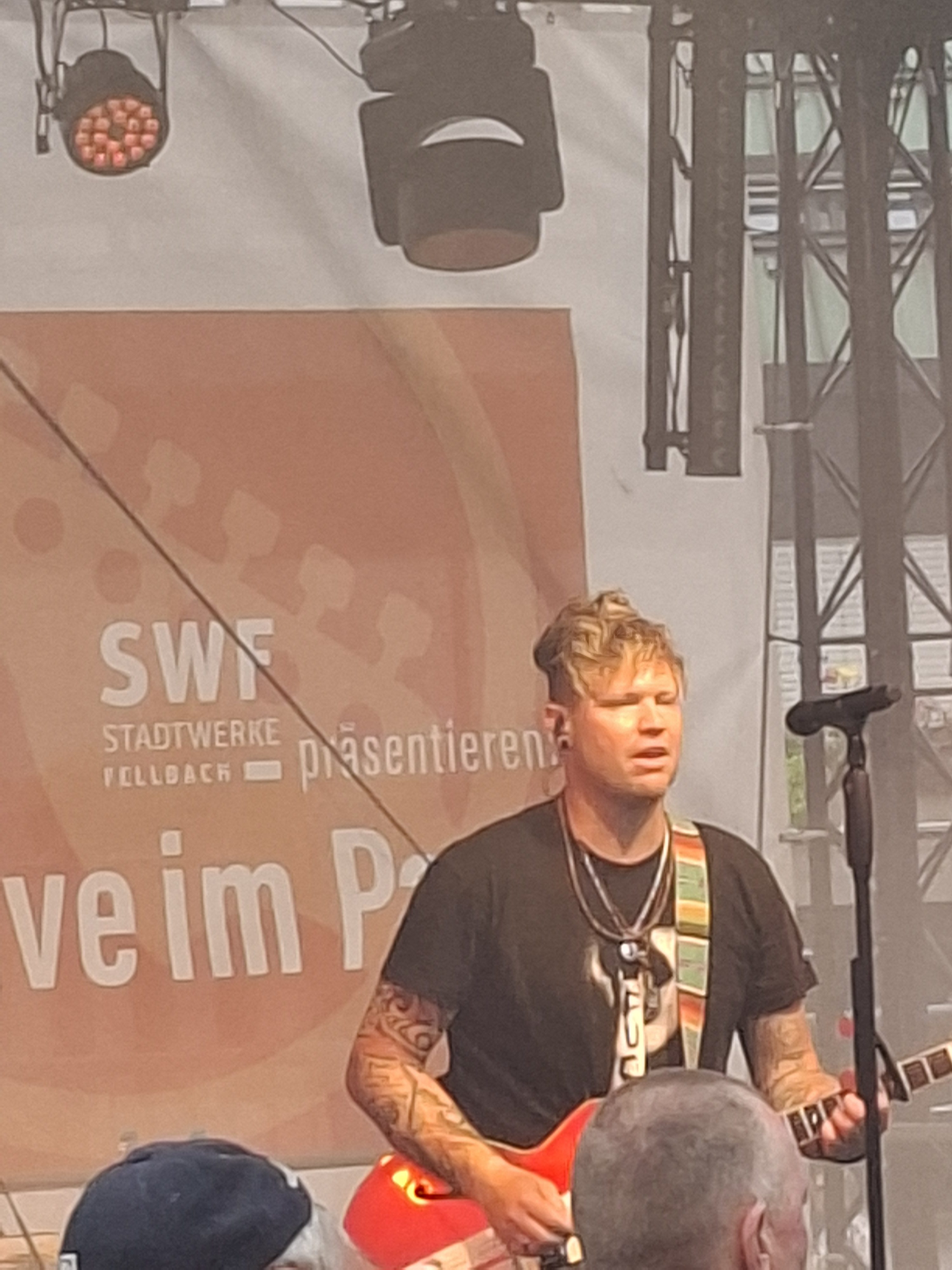 The Stereo Lines performing at Live im Park in Fellbach, Germany