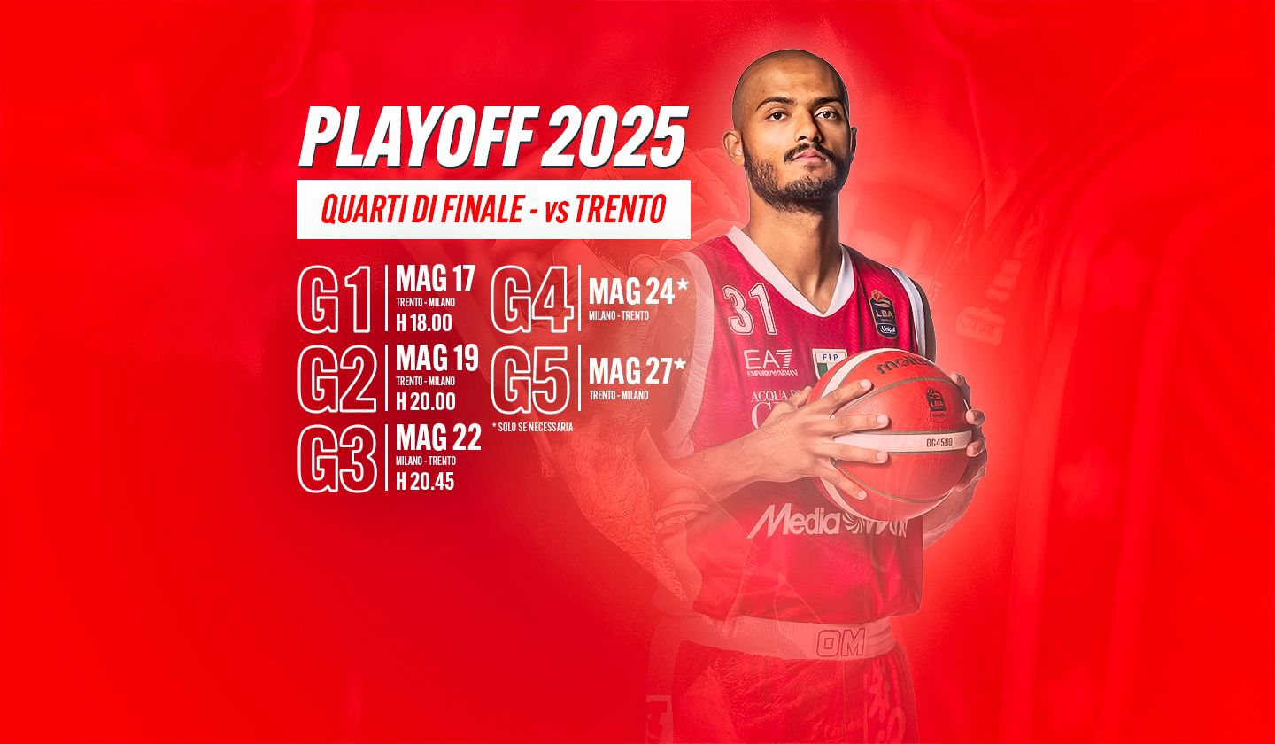 dove vedere Trento Olimpia Milano in tv