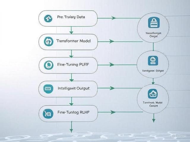 AI training process explained with flowchart