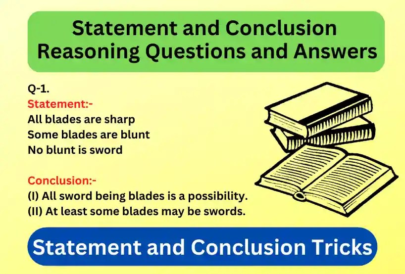 40+ Statement and Conclusion Reasoning Questions and Answers