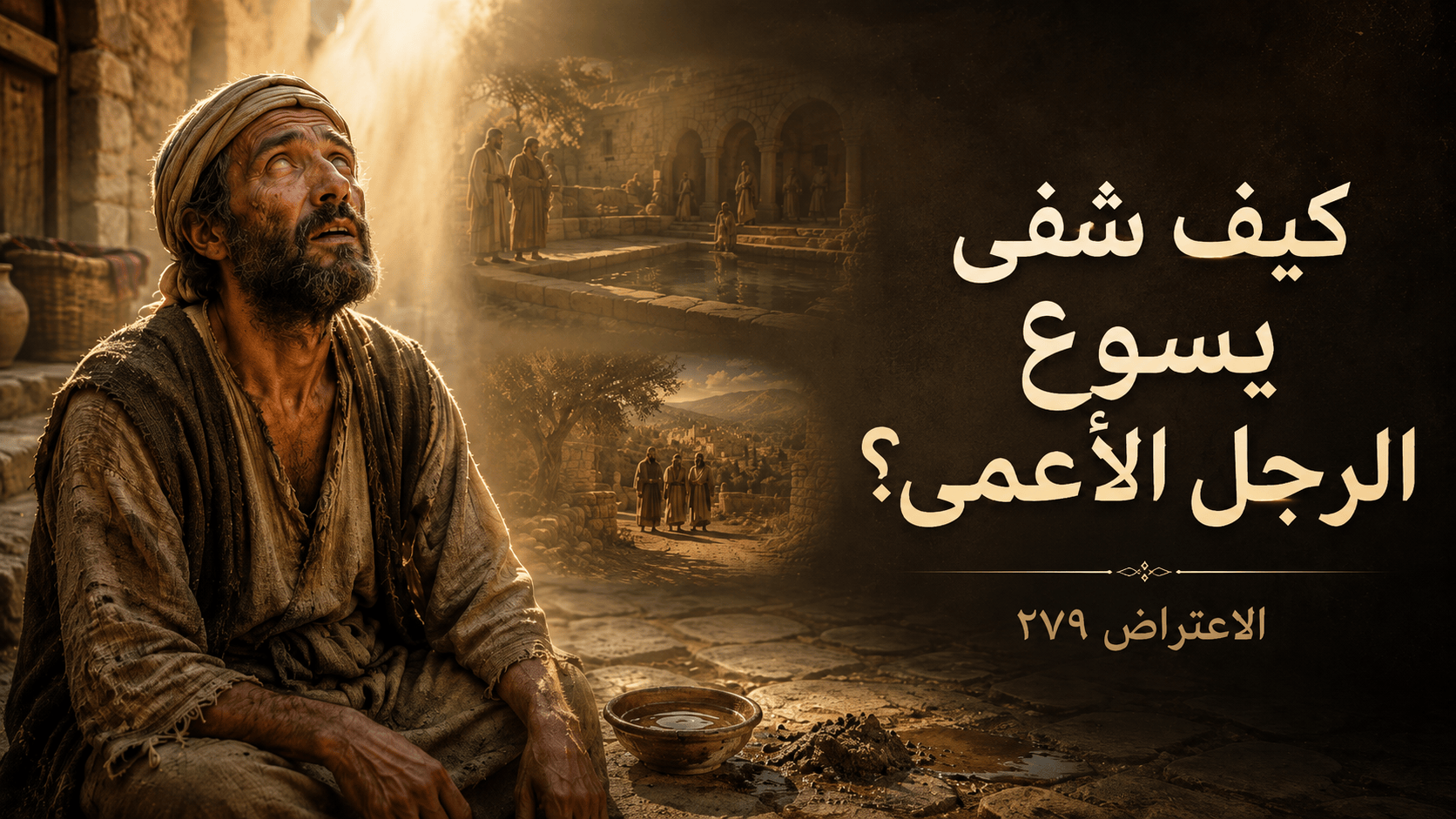 كيف شفى يسوع الرجل الأعمى؟