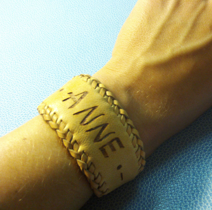 Bracelet cuir - ANNE