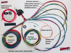 It plays a part in the running of anything powered by electricity in the car, as it offers additional current when the alternator can't keep up with demand. Rebel Wire Wire Kits For Real Rods