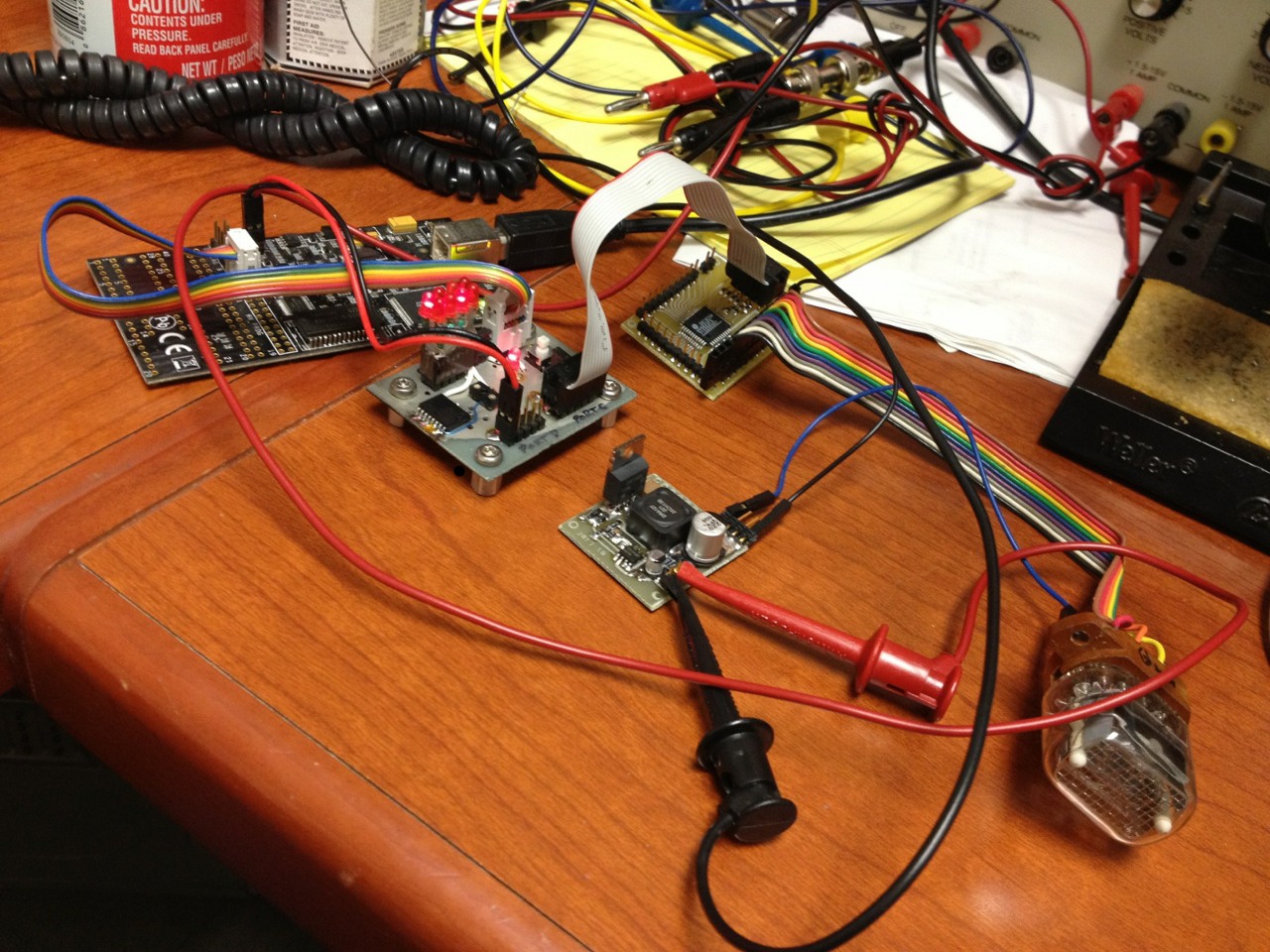 A retro modern Nixie clock with Atmel’s ATmega48 | Atmel | Bits & Pieces