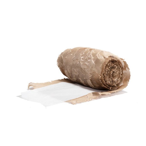honeycomb packing paper with tissue paper insert serves as a great bubble wrap replacement