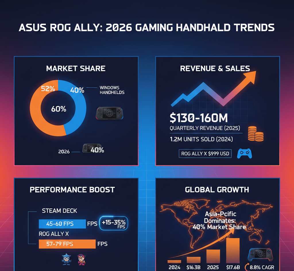 Asus ROG Ally Statistics 2026 User Trends Asus ROG Ally Statistics 2026 User Trends 