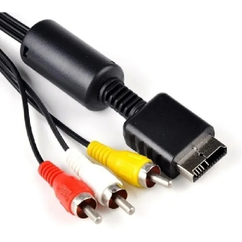 Câble Vidéo RCA Pour Console Sony PlayStation 2 (PS2) - Cordon AV - Neuf