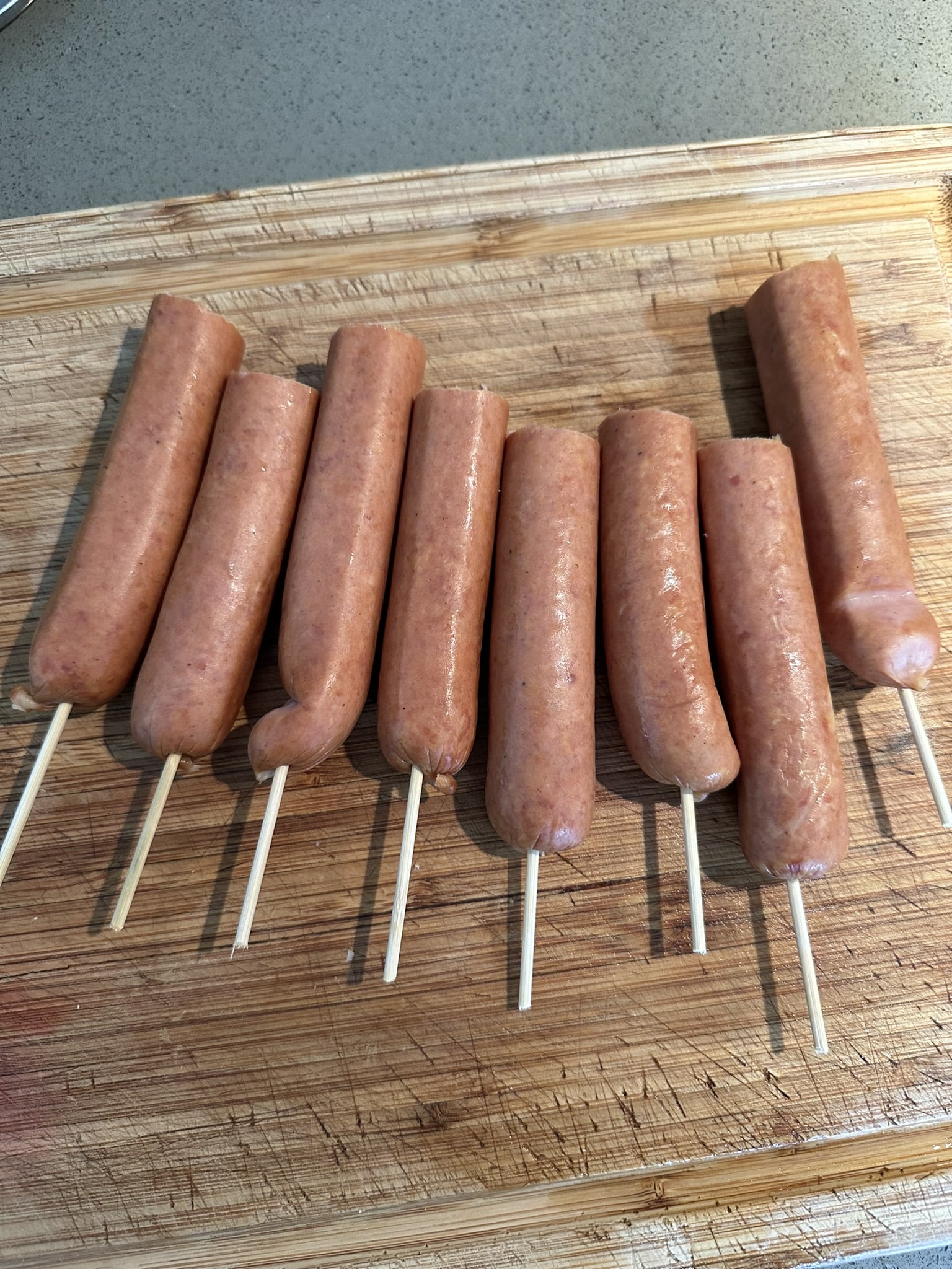 Koreaanse corndogs op een stokje 1