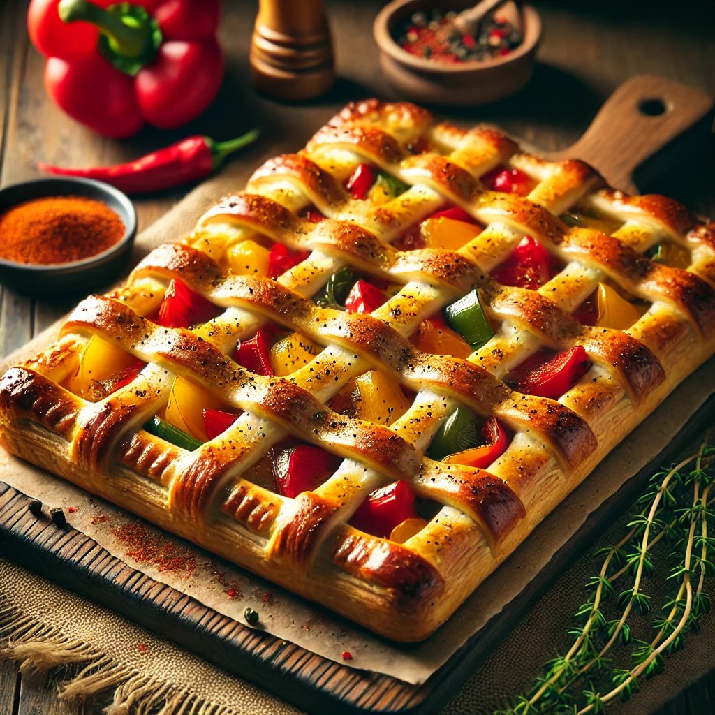 Deegraster met Paprika en Ui