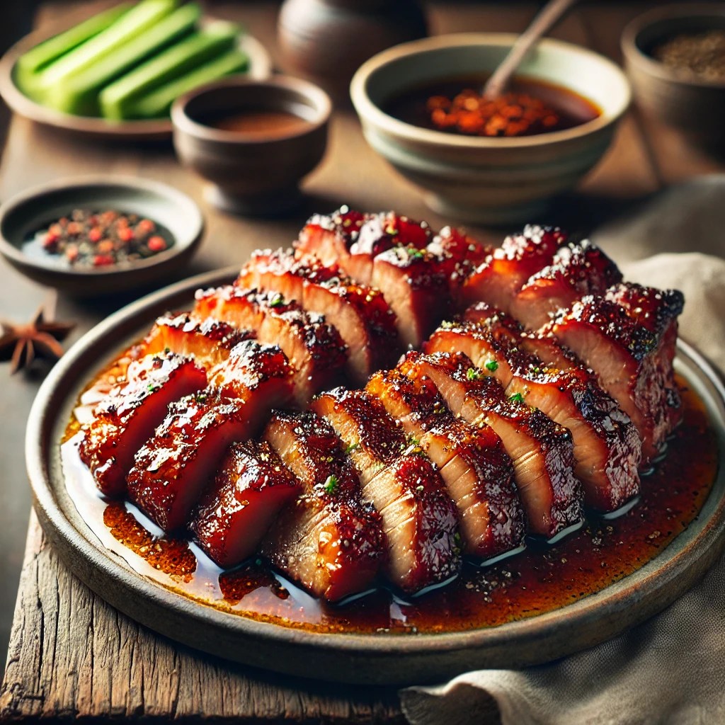 Geroosterd Chinees varkensvlees met honing