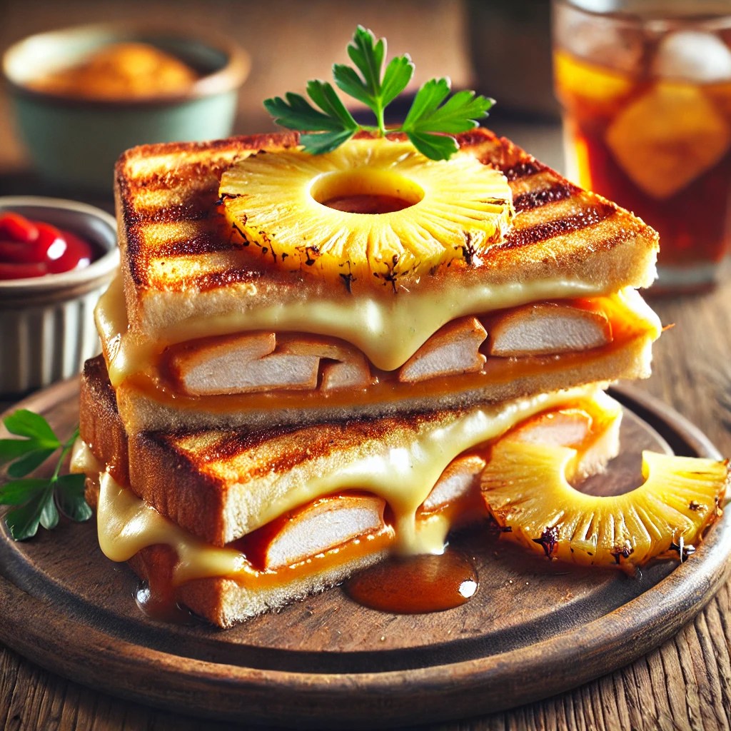 Kiptosti met Ananas en Kaas