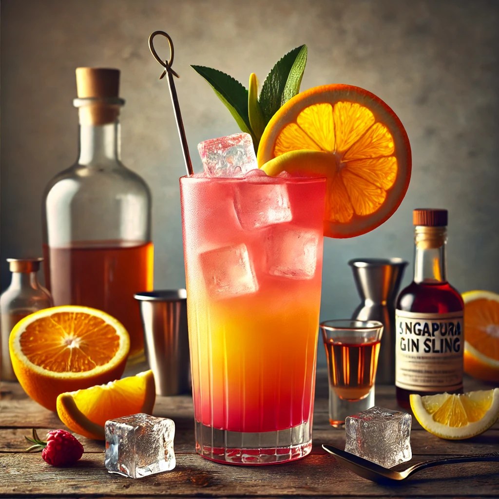 Authentieke Singapore Gin Sling
