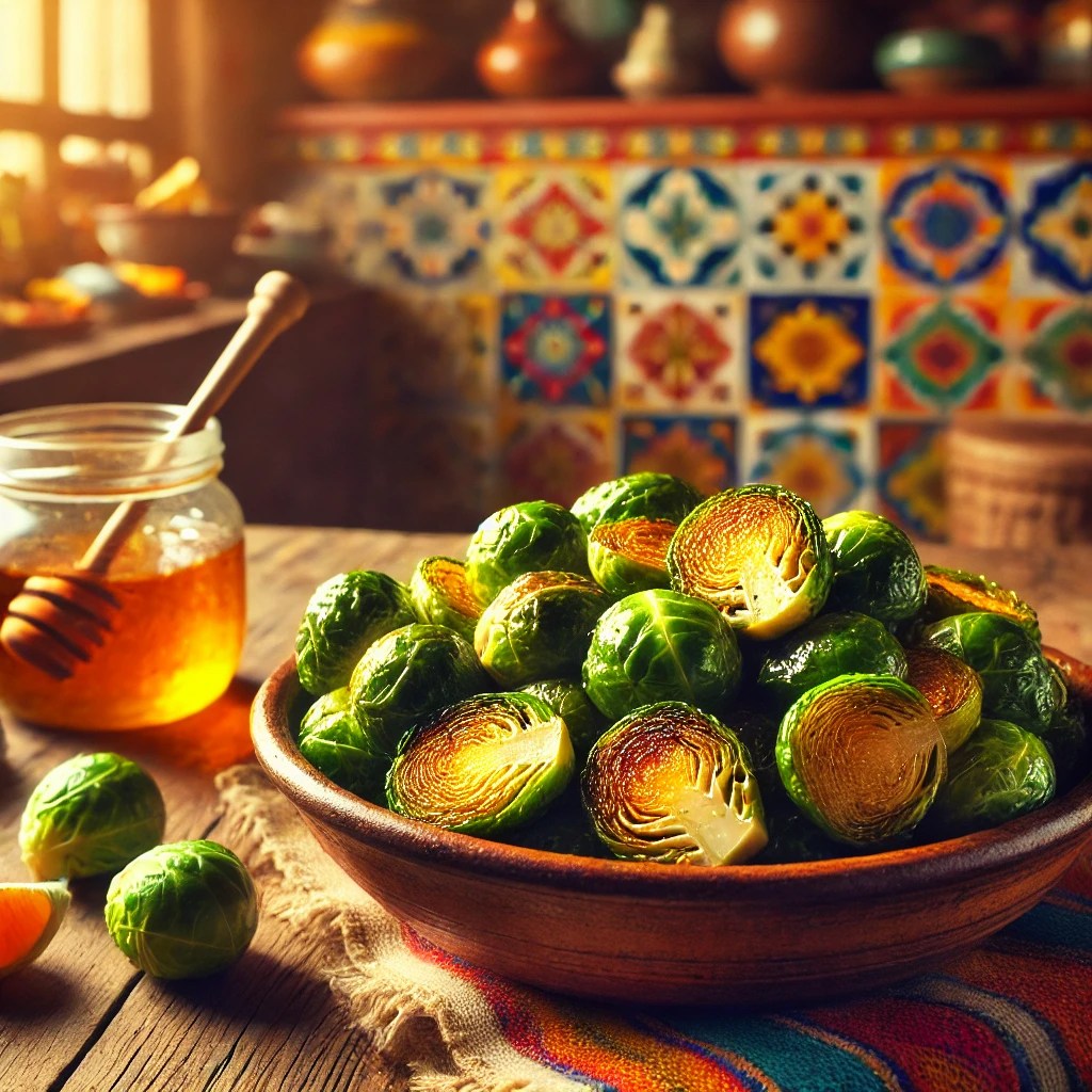 Gekarameliseerde Spruitjes uit de Airfryer