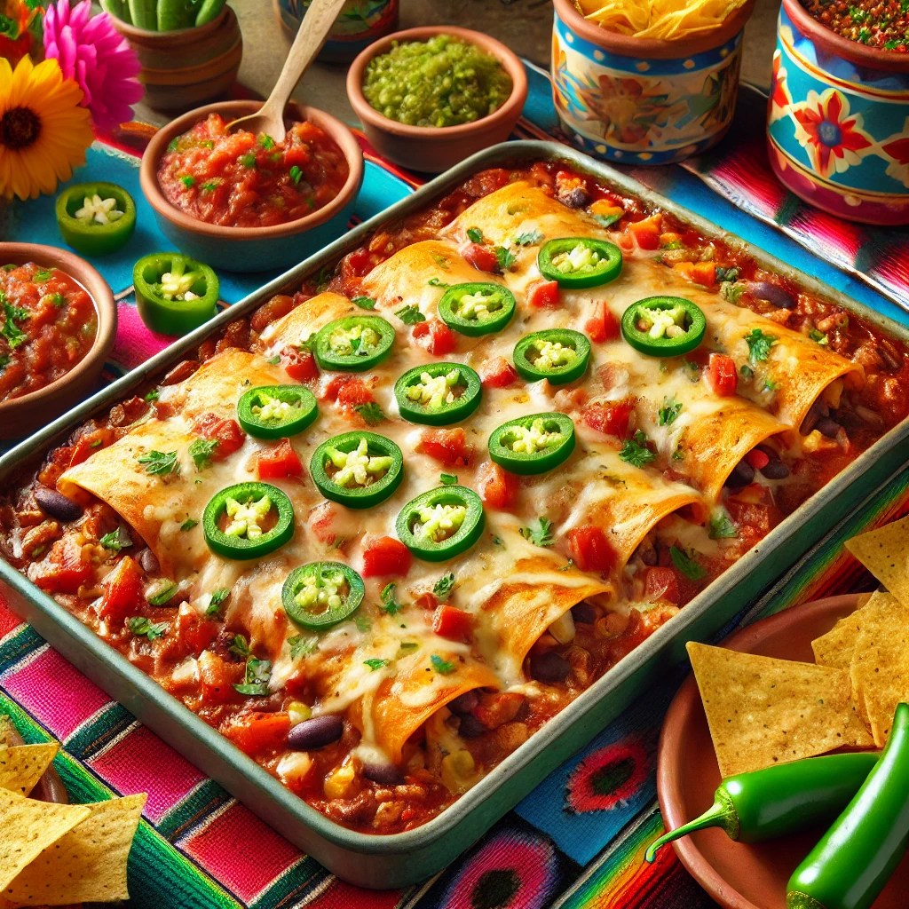 Mexicaanse Enchiladas uit de Airfryer