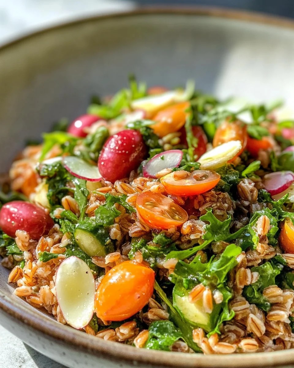 Spring Farro Salad