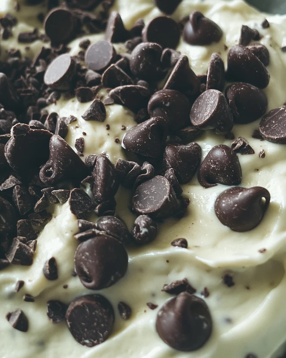 Mint Chocolate Chip Cheesecake Dip