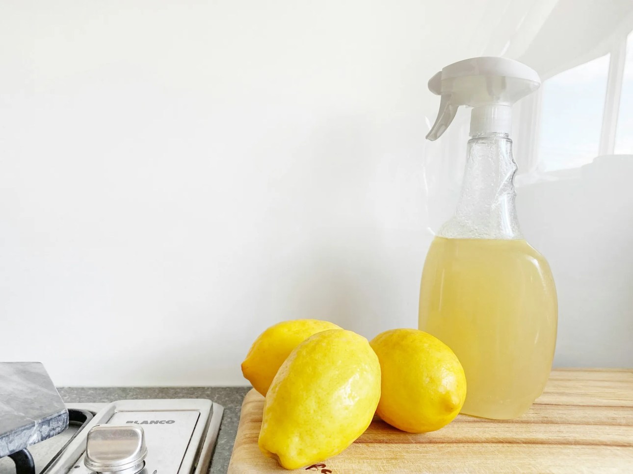 Zero-Waste Reinigungsmittel mit Zitrone und Essig