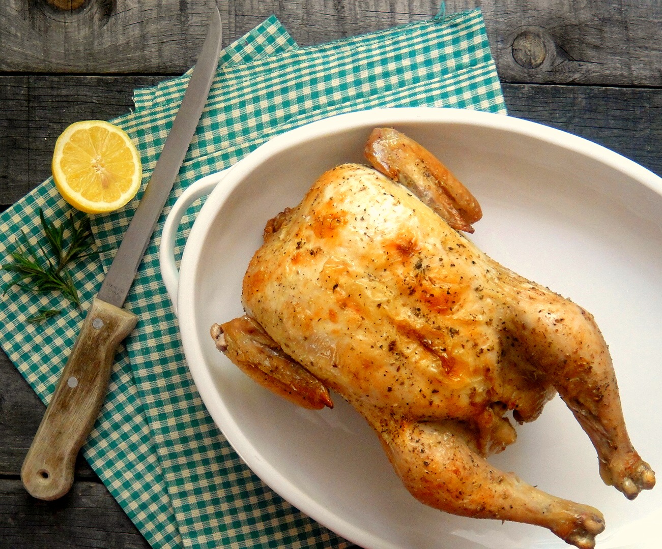 Easy Herb Roasted Chicken