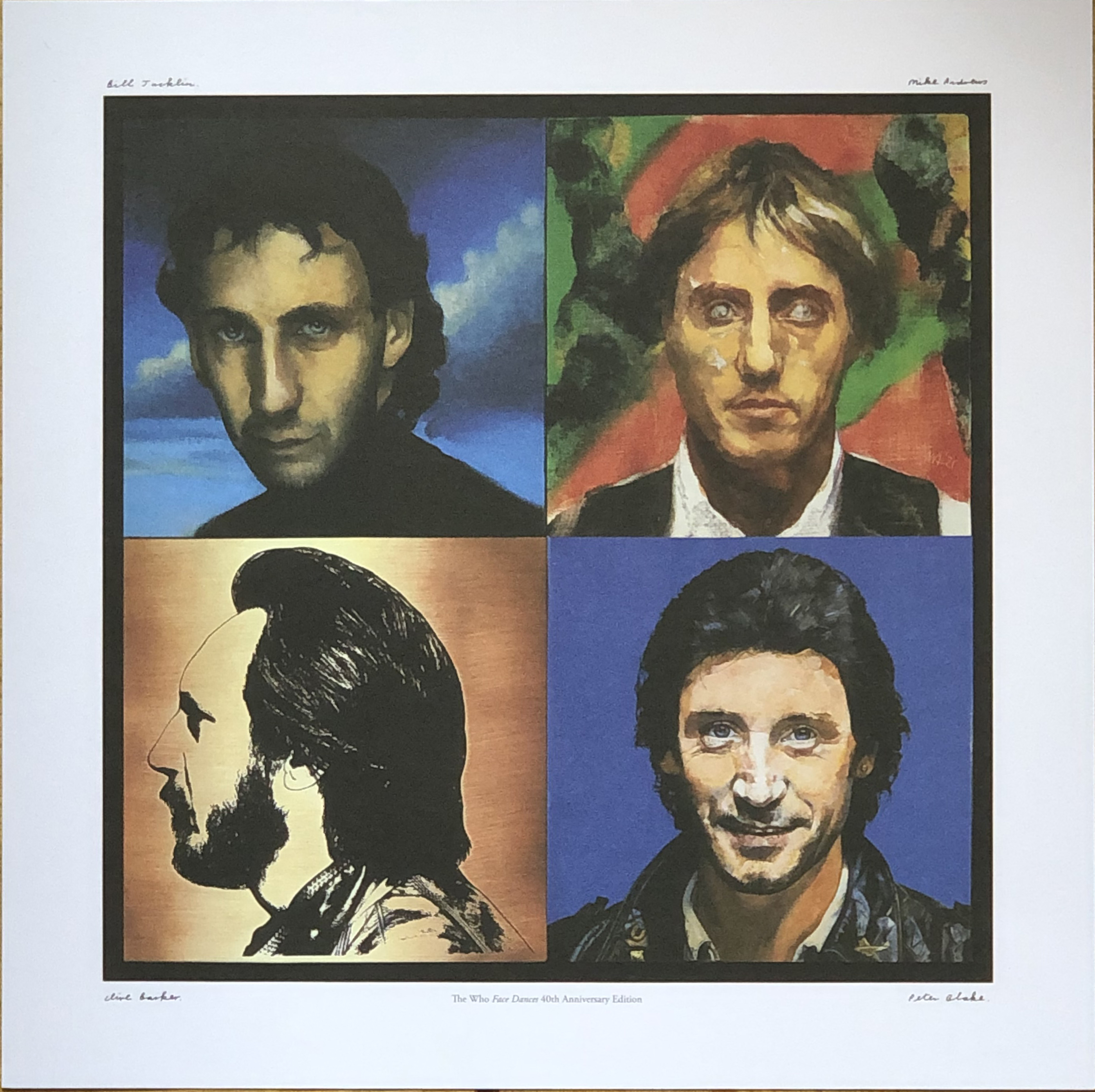 The Cover of the Who's “Face Dances” Album. | recordart