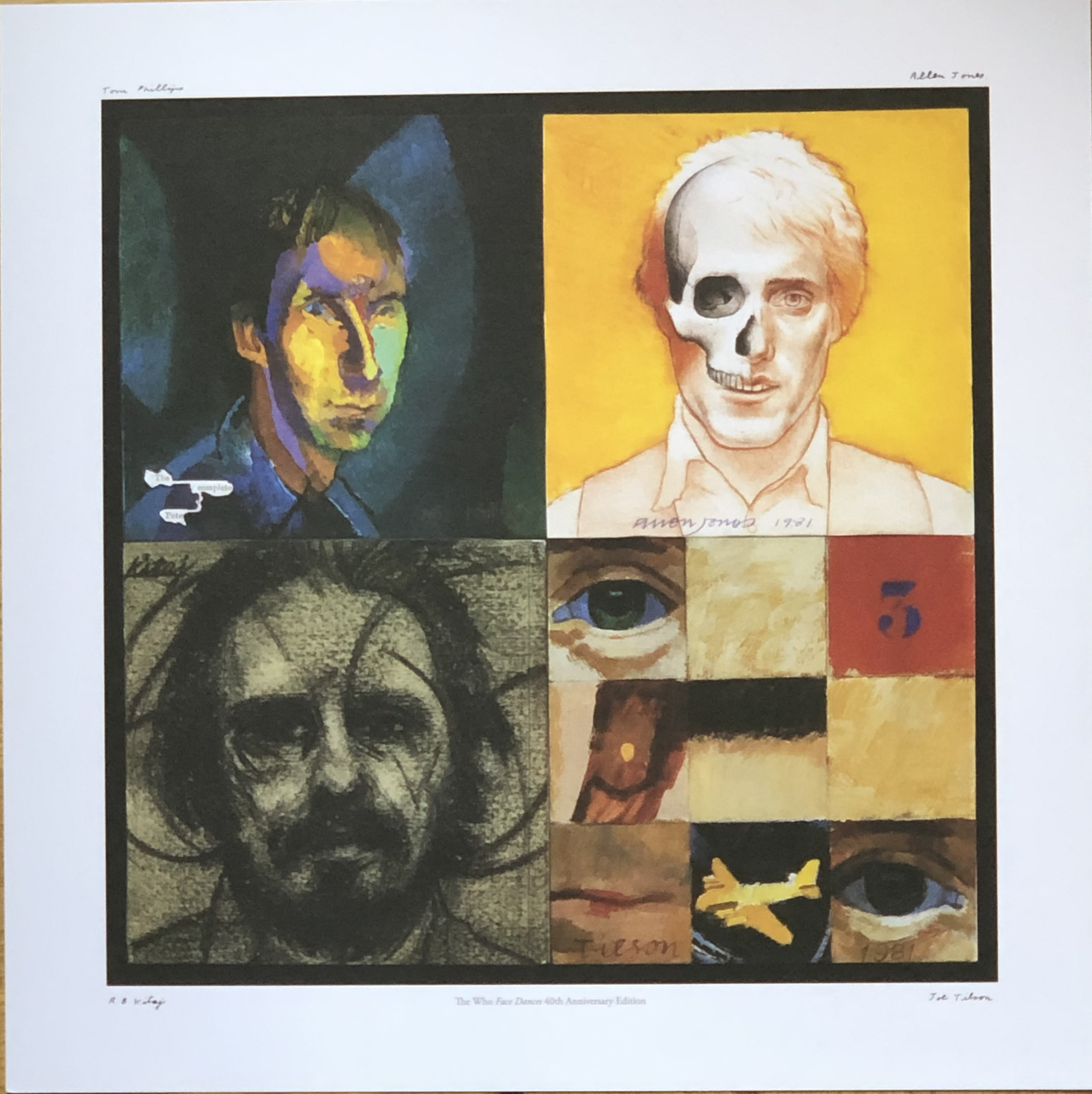 The Cover of the Who's “Face Dances” Album. | recordart