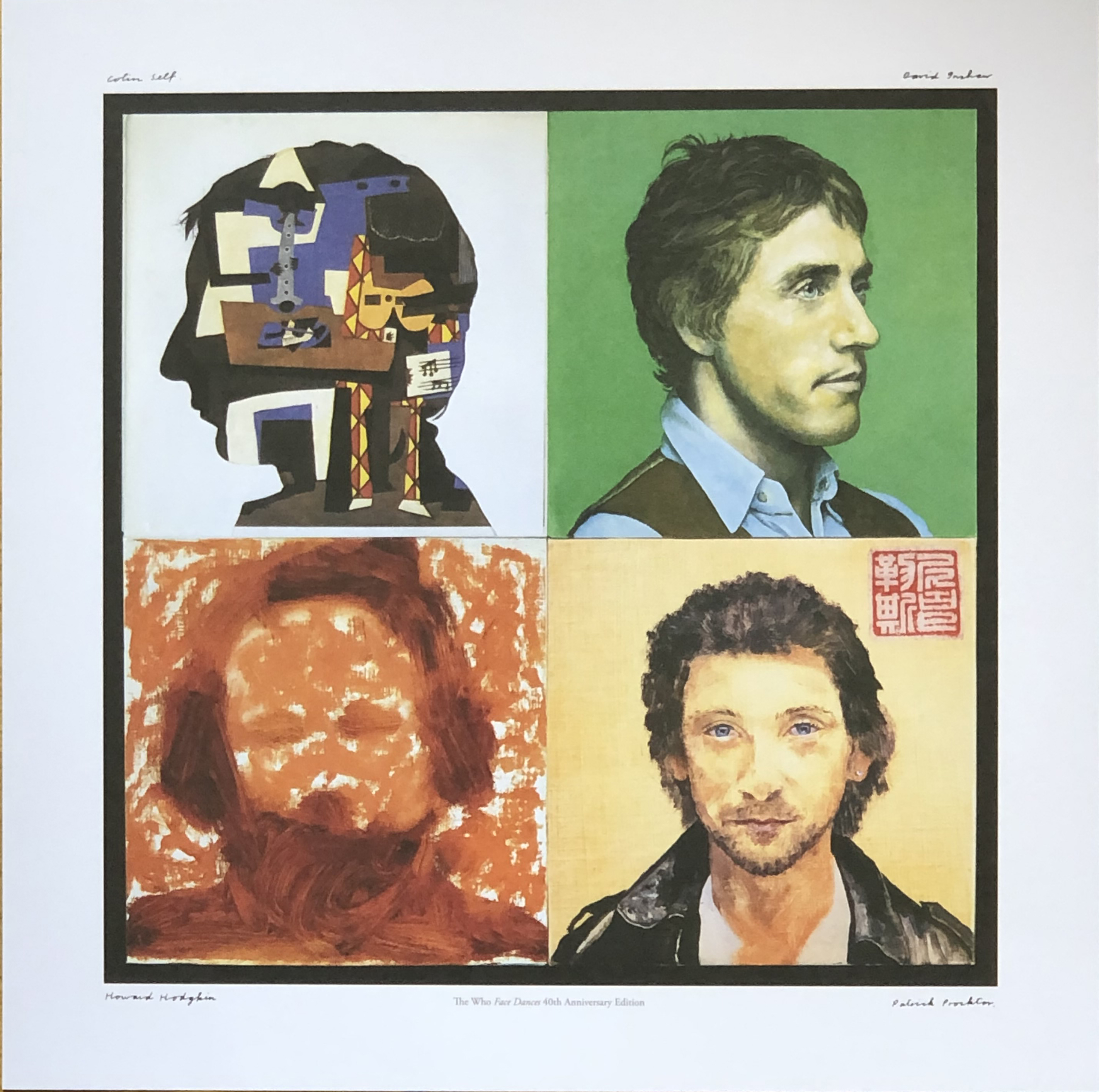 The Cover of the Who's “Face Dances” Album. | recordart