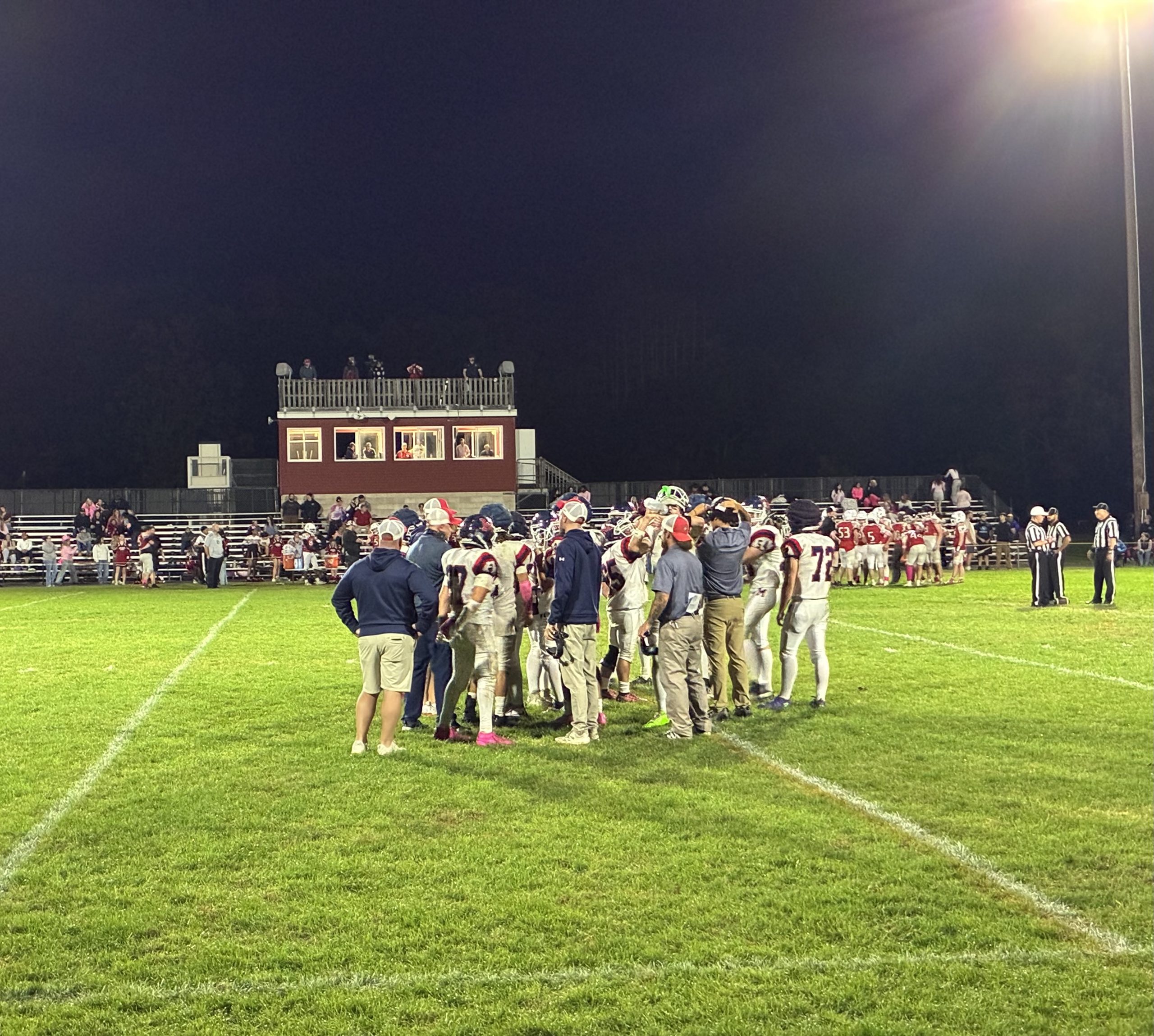 The Mahar football team won its second consecutive game on Friday, beating rival Athol for the first time since Thanksgiving Day in 2022.