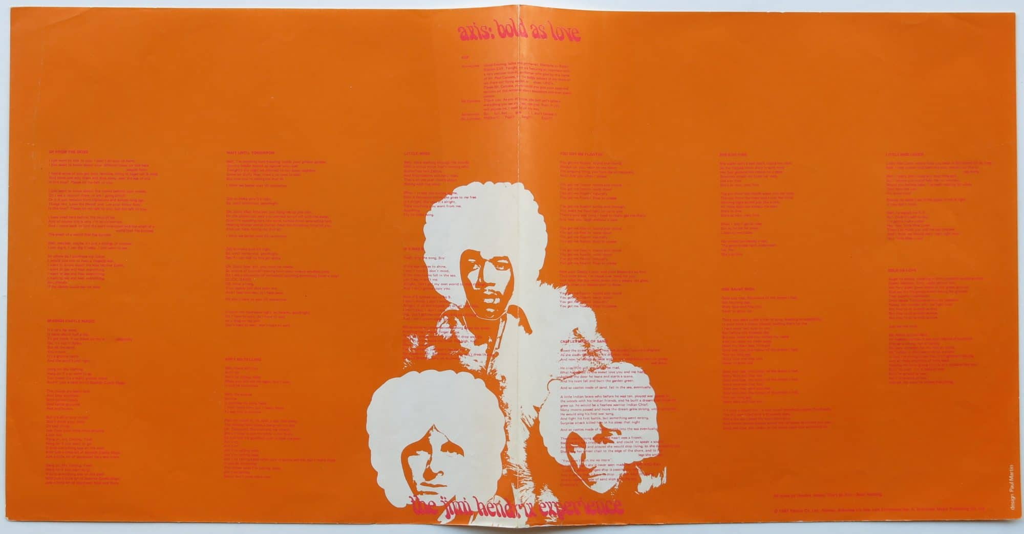 Jimi Hendrix Experience – UK 1st Press “Axis, Bold As Love” With