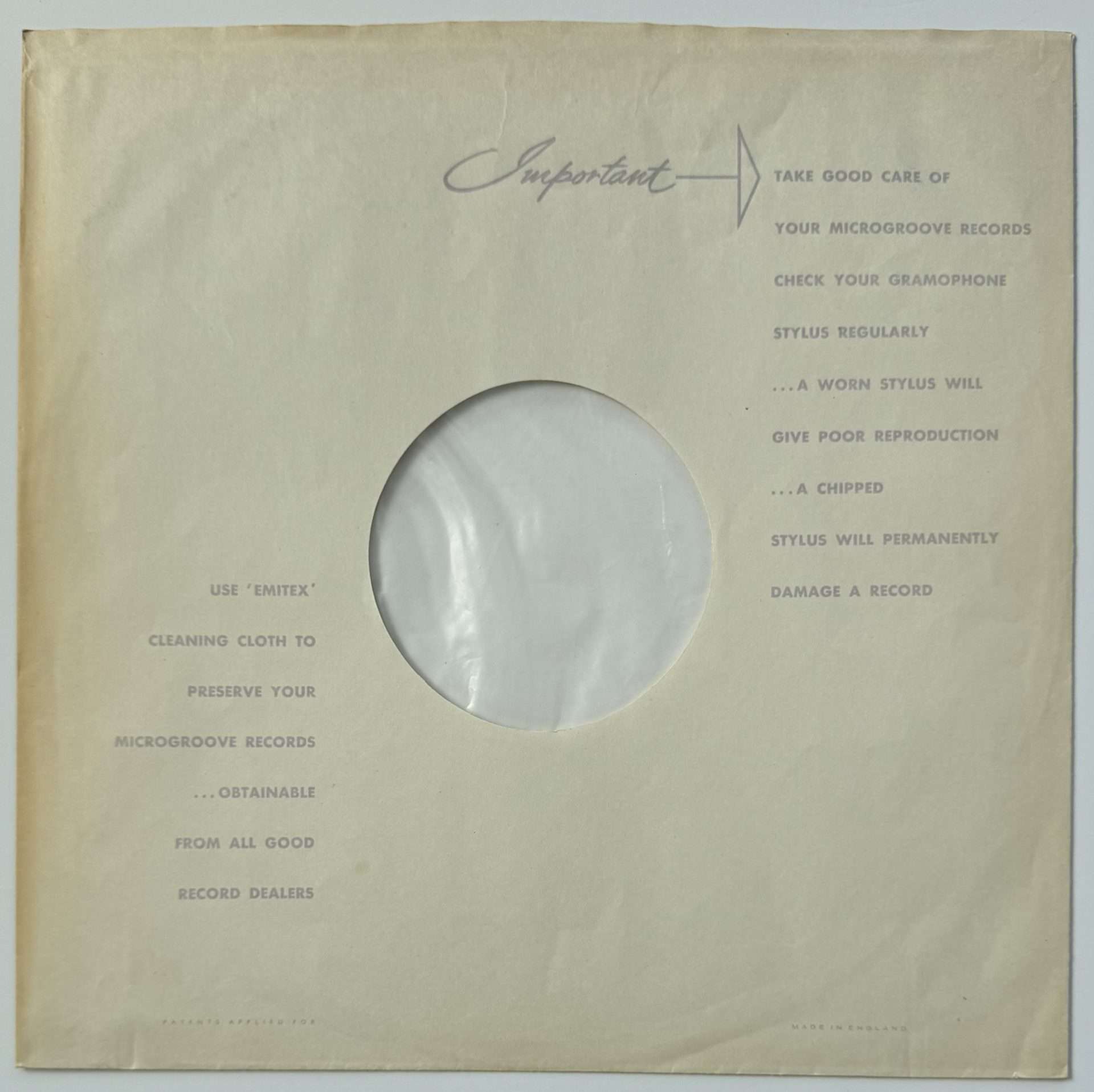 ビートルズ/1st UKオリジ ゴールドパーロフォン初回Dick James‼︎ ビートルズ/1st UKオリジ ゴールドパーロフォン初回Dick James