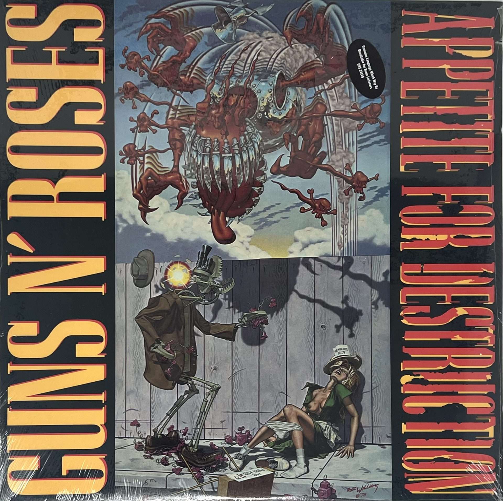 【US Press】【発禁カヴァー】Guns N' Roses / Appeti Guns N' Roses, Appetite For Destruction, #'D LTD ED BANNED