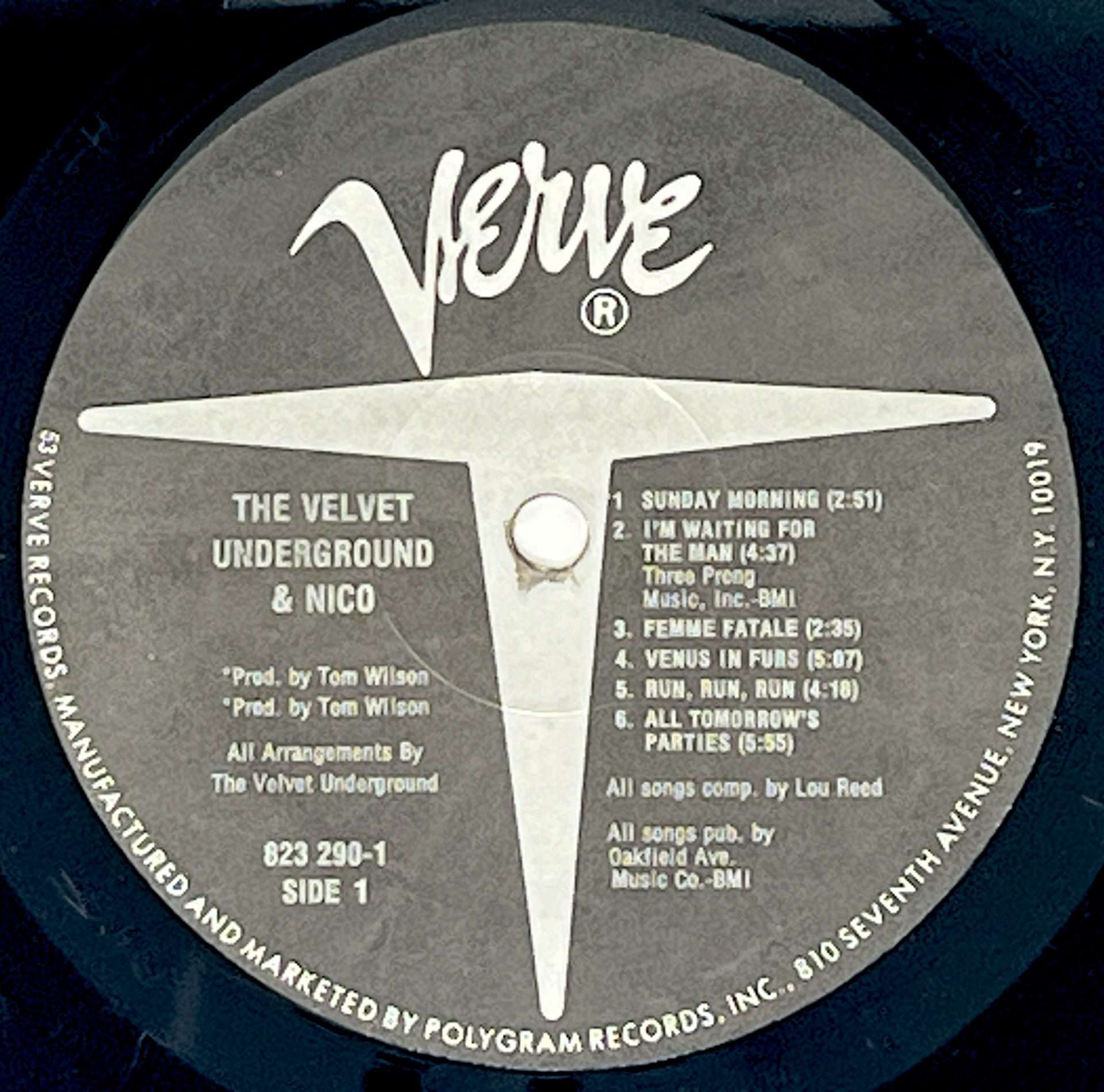 Velvet Underground – Reed, Cale, Morrison & Tucker Signed Debut