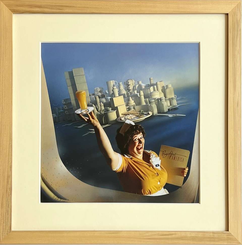 Supertramp – Original Grammy Award Winning ‘Breakfast In America’ Album Artwork, with Grammy Plaque, Extras