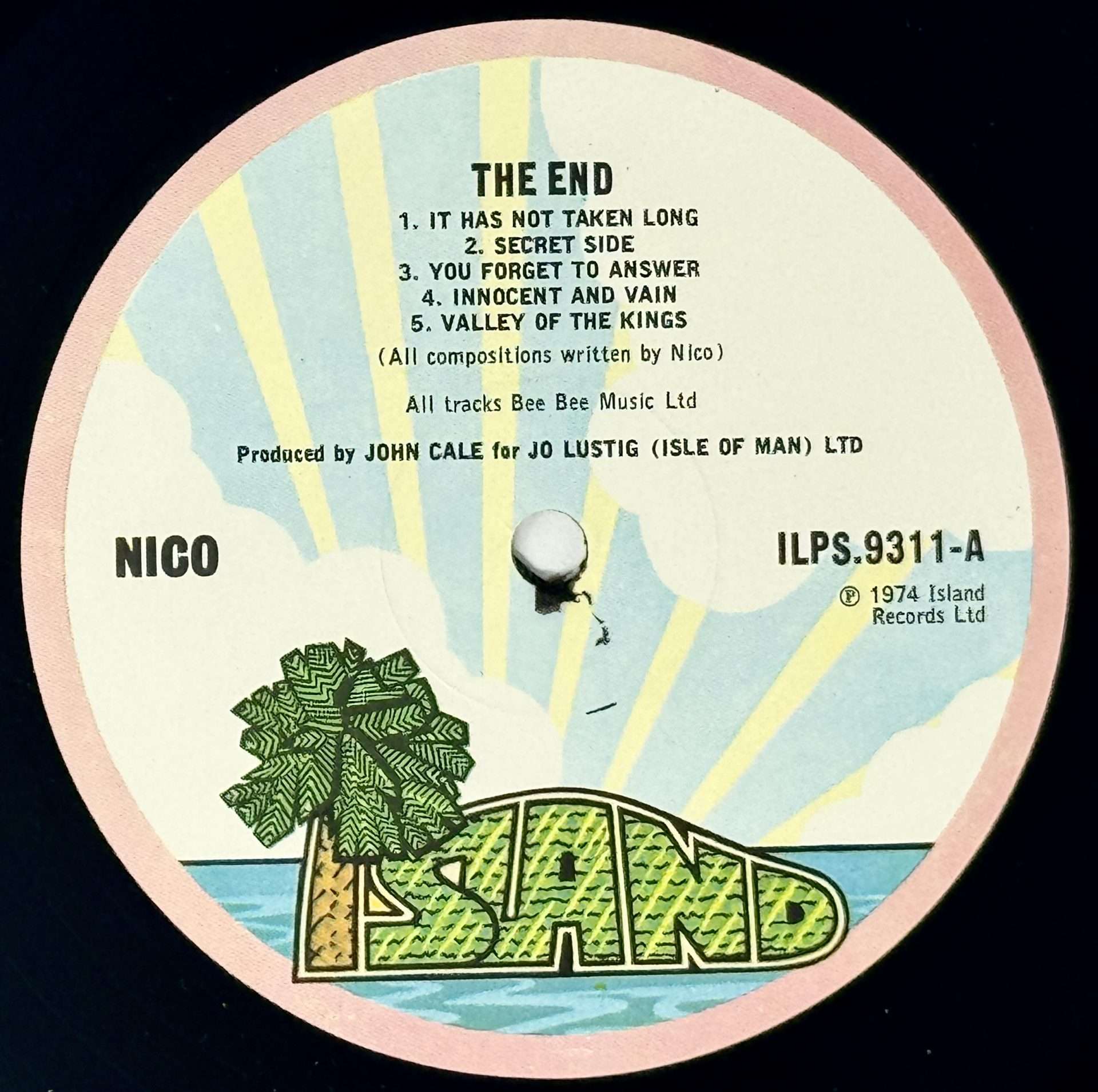 Nico – Unplayed UK 1974 1st Press 'The End' LP with Promo Press