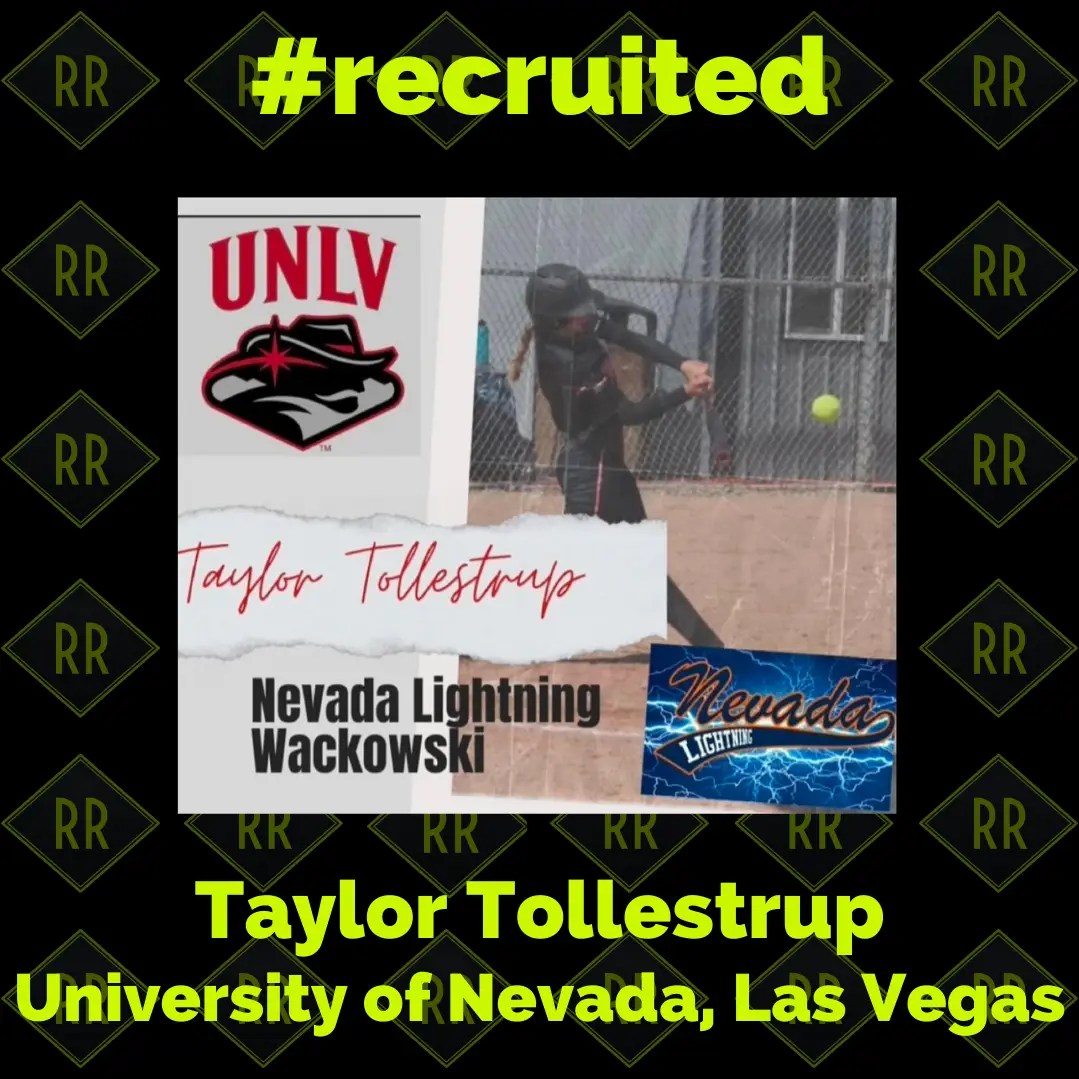 Softball recruit celebrating official commitment after working with PNW recruiting expert Rhoda