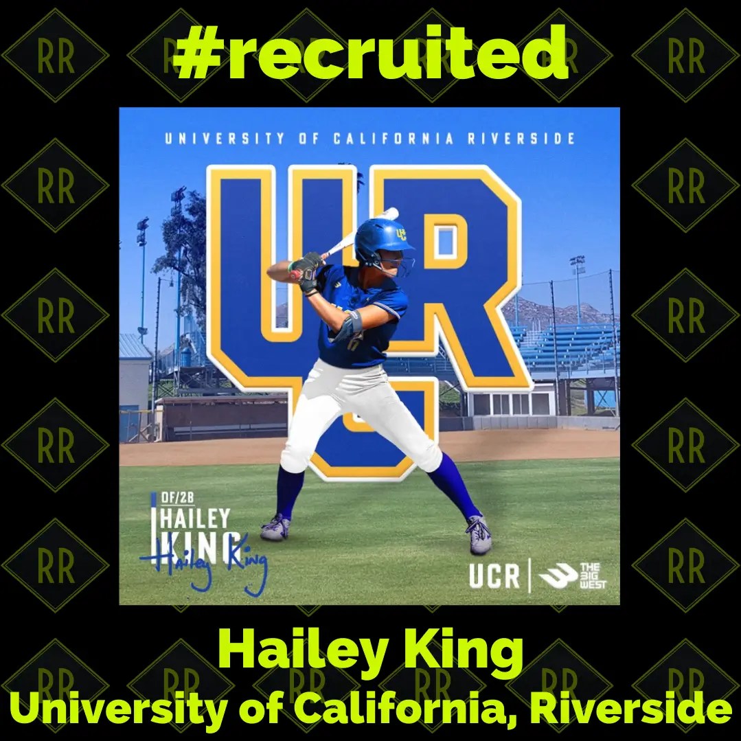 West Coast softball recruit committing to University of California after completing recruiting process with coach Rhoda