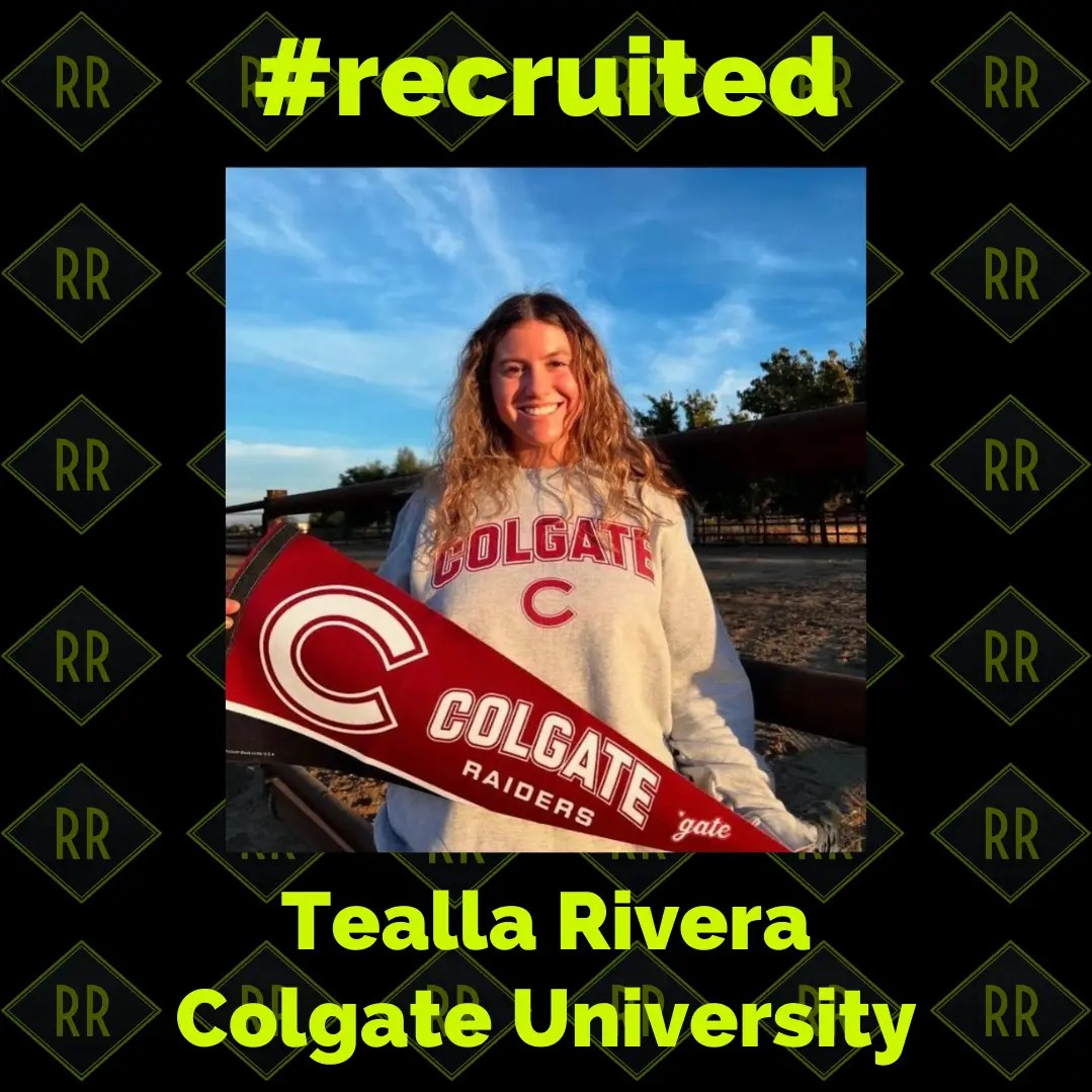 Softball player commitment celebration graphic highlighting recruiting success in the Pacific Northwest