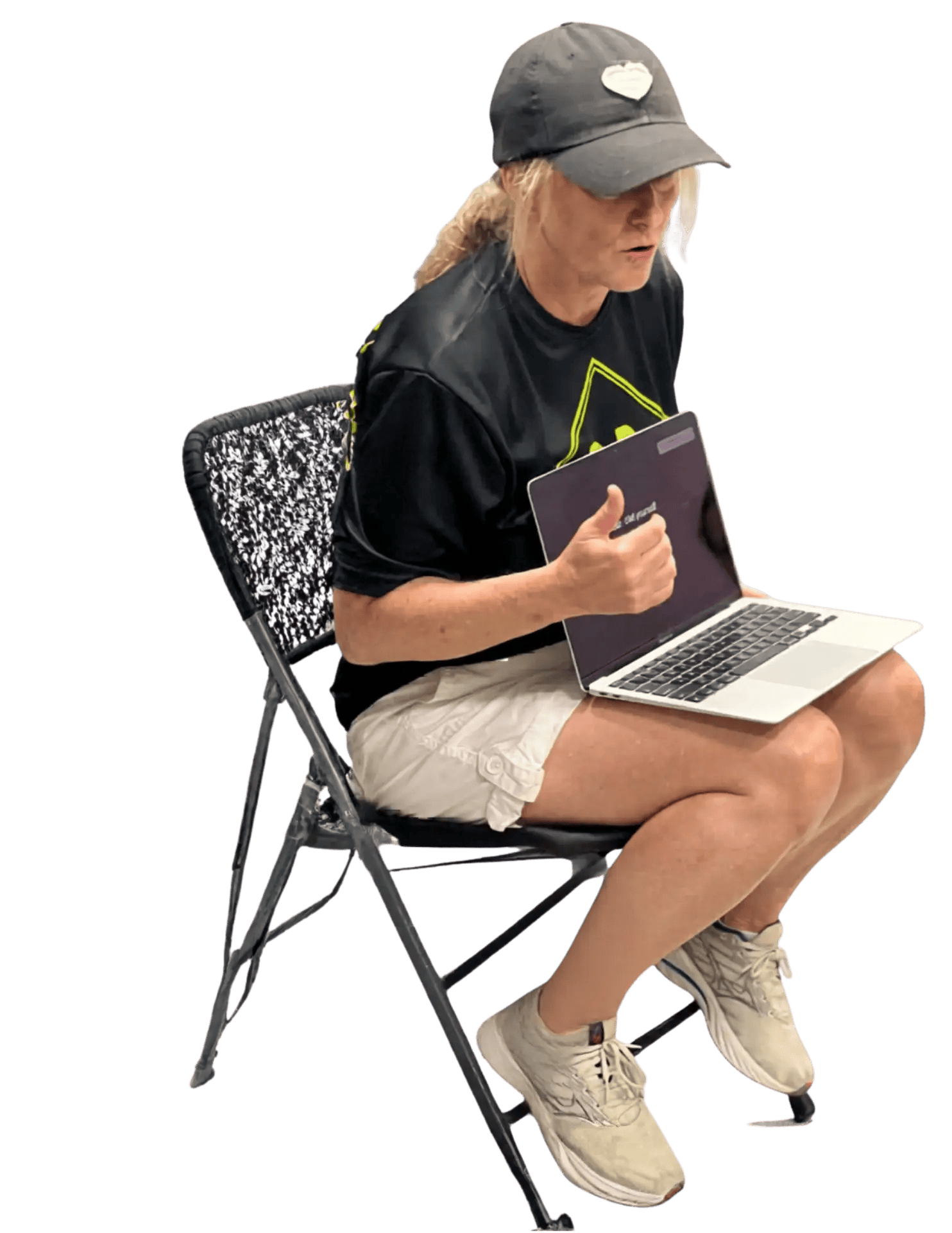 Rhoda walks through the recruiting process with a softball team.