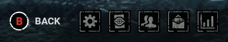 Dead by Daylight, Setting menu button