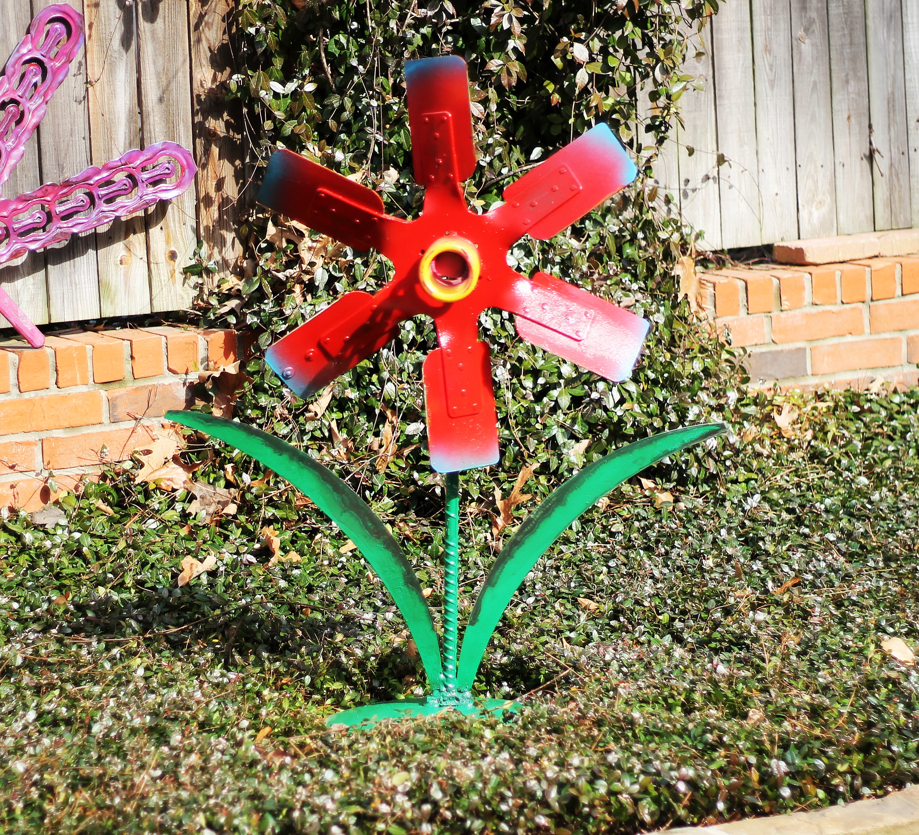 himsical Red Garden Flower