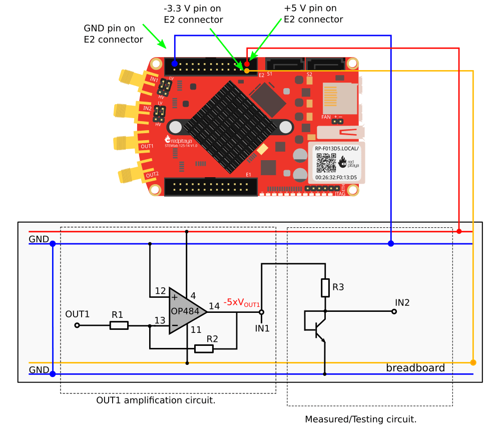22 The Bjt Transistor Connected As A Diode Red Pitaya 1 0