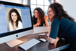 Make-up-tool Forscher des Max-Planck-Instituts für Informatik in Saarbrücken haben ein Programm entwickelt, das für ein fotografiertes Frauengesicht das passende Make-up auswählt und direkt am Bildschirm anzeigt. Foto: bellhäuser - das bilderwerk