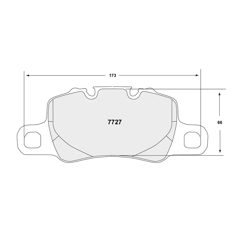 PFC Porsche 991/992 GT3 / Cayman GT4 Rear Brake Pads - 11 Compound